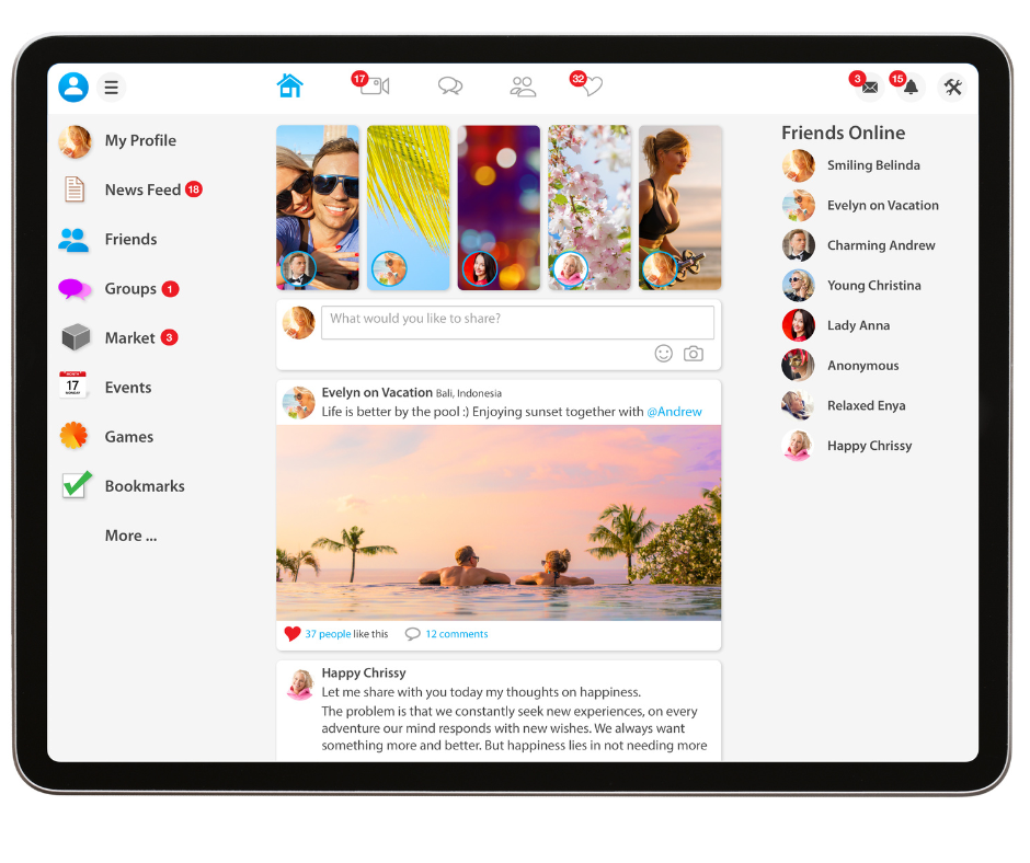 High Quality Social Media Page (Search Friendly + Services Ready)